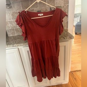 Medium burnt orange dress